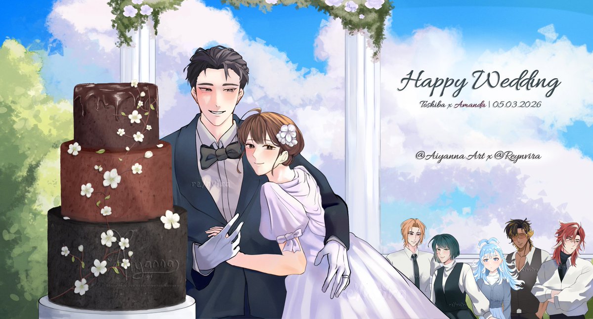 aiyannaa_nana's tweet photo. 結婚おめでとう, #ToshiManda 🖤🤎

cake &amp; @kobokanaeru by @aiyannaa_nana
@toshibatv_id, @_AmandaBrownies, @YakultIndonesia, @torch_indonesia, @Sadewa_Sagara, @HarrisCainee &amp; background by @reYnvira

#ToshibArt #AmandArt #AeruSeni #PourtraitSagara #Harristhetic https://t.co/b82TpstFIQ