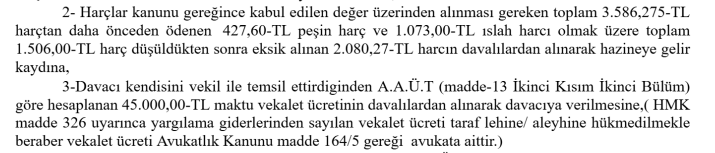📌 VEKALET ÜCRETİ AVUKATA AİTTİR.

MAHKEME KARARLARINDA SIKÇA ŞU İFADE YER ALIR:

"Vekalet ücretinin davalıdan alınarak davacıya verilmesine…"

Ancak hukuken durum farklıdır.

Her ne kadar hüküm taraf lehine kurulsa da Avukatlık Kanunu m.164/5 gereği mahkemece hükmedilen vekalet