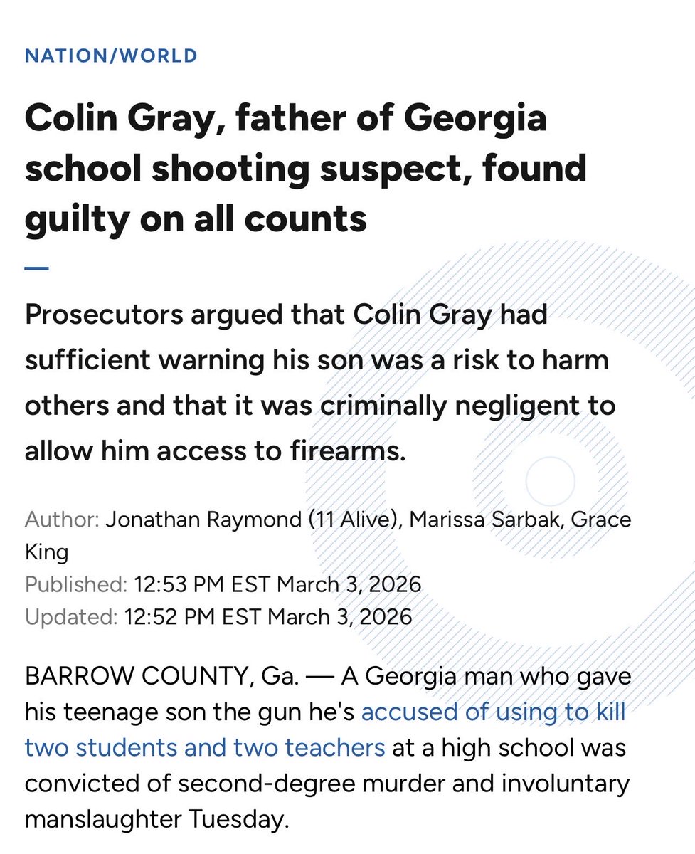 capeandcowell's tweet photo. Okay, if we can convict a man for murder simply because he gifted the gun then why can’t we convict a governor for knowingly giving CDL’s to illegals who can’t even read English and decapitates entire families on the road

Explain to me like I’m 5 please https://t.co/JhQAJ7gAdd