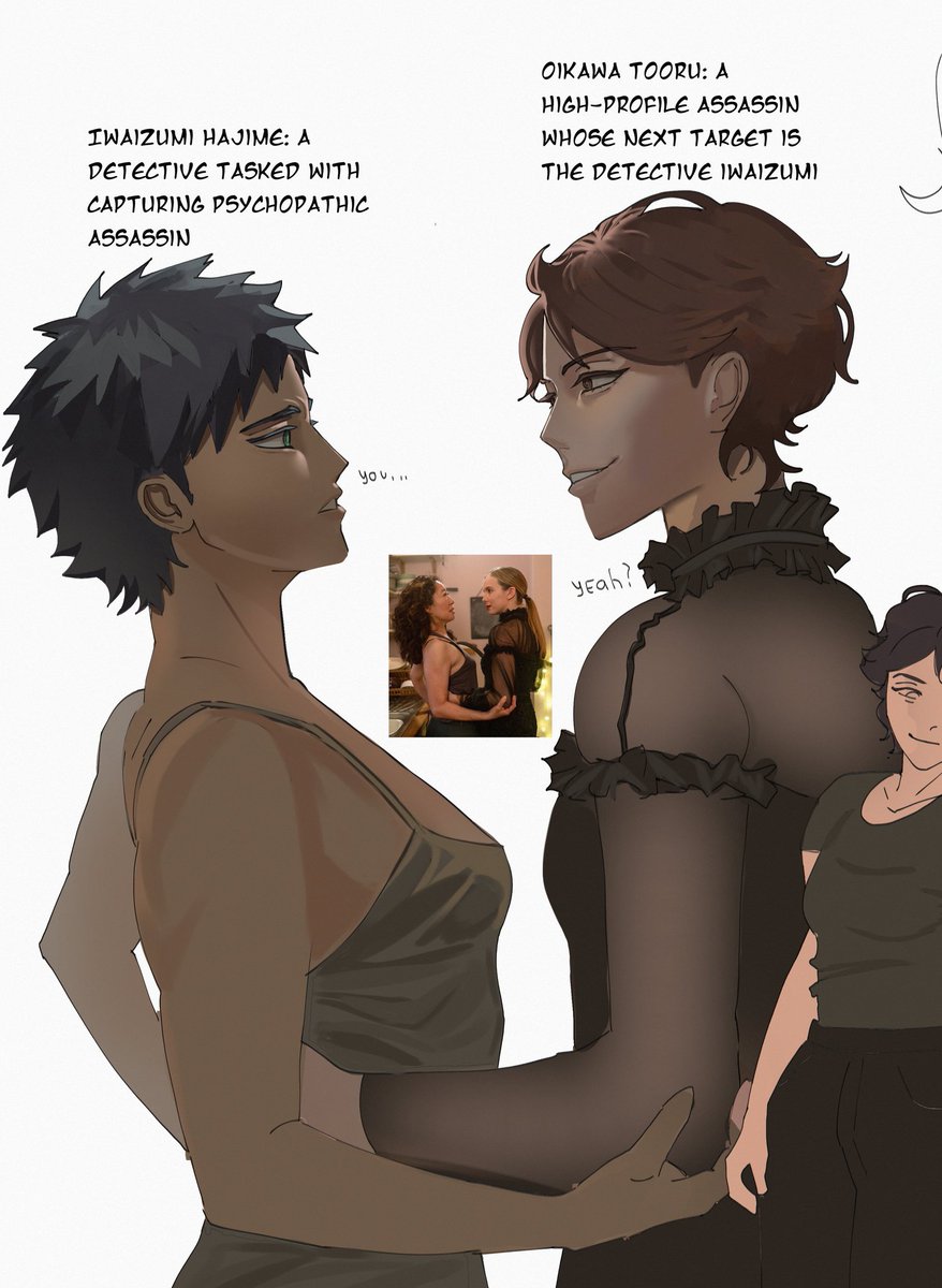 #yurikyuu #oiiwa #femoiiwa 
wip fem!oiiwa x killing eve