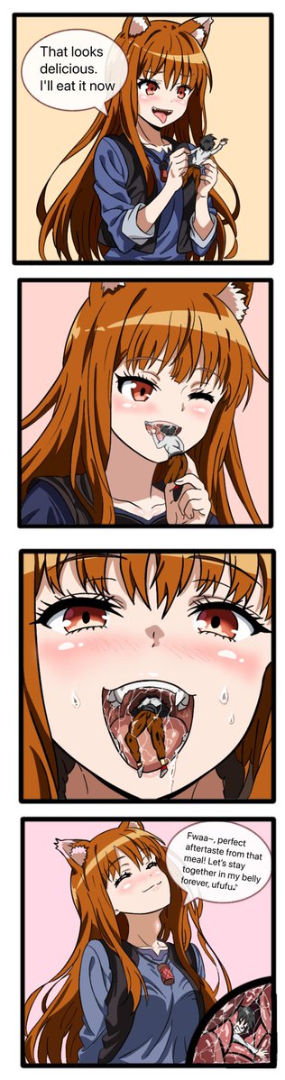 I drew a holo from Spice and Wolf

Thank you for your interest and watching!

Please follow us on X and Instagram!

#vore #丸呑み
