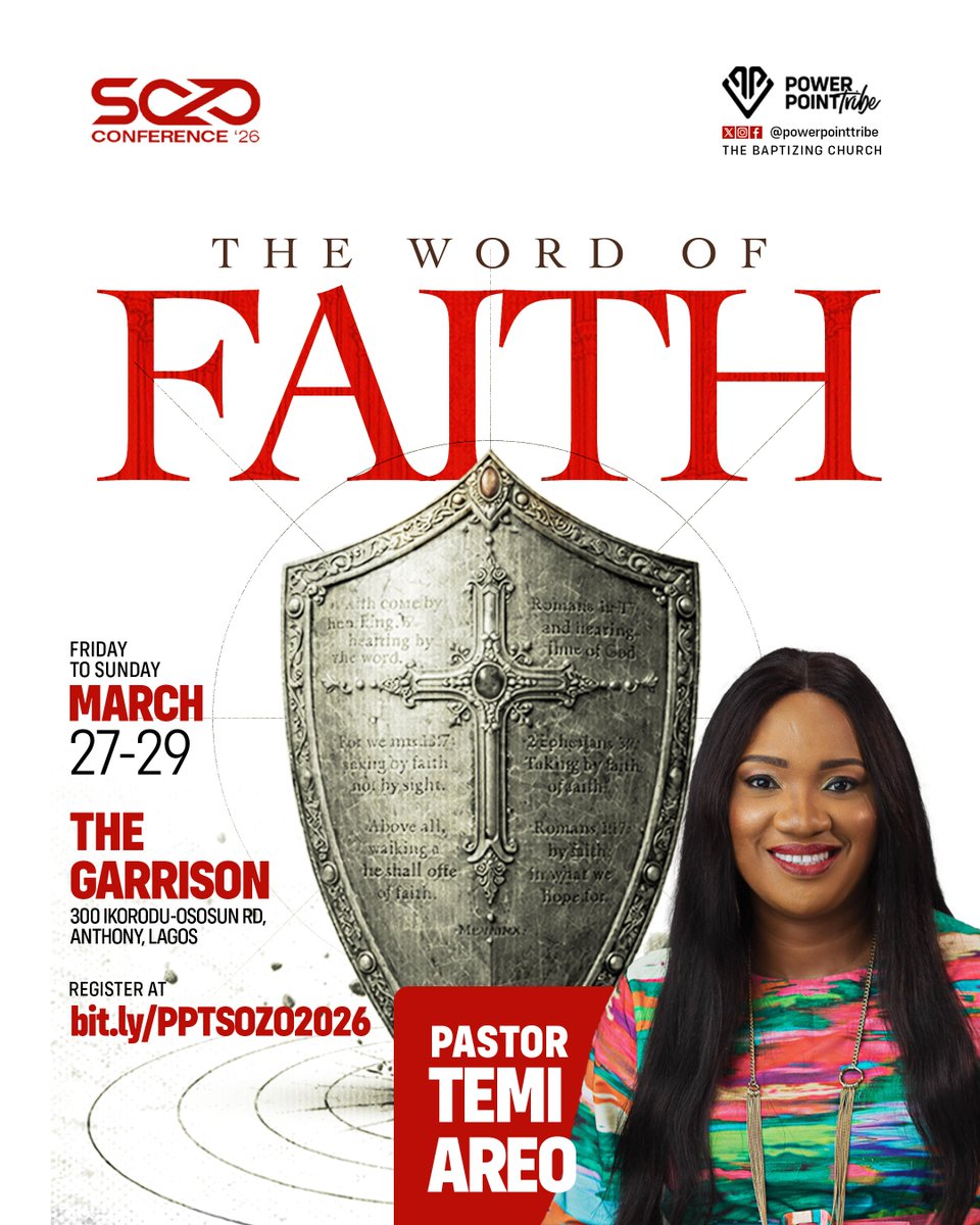 Join Pst Temi Areo <a href="/temiareo/">Temi Areo</a> at SOZO Conference 2026 🔥 

A pastor and teacher at Citizens of Light Church, she is passionate about discipleship and helping believers live in the freedom, confidence, and identity they have in Christ. 

Register: bit.ly/PPTSOZO2026 
#SOZO2026