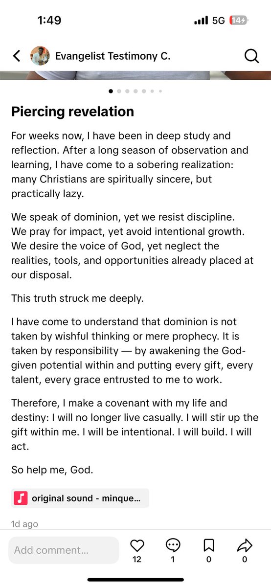 My honest contemplations