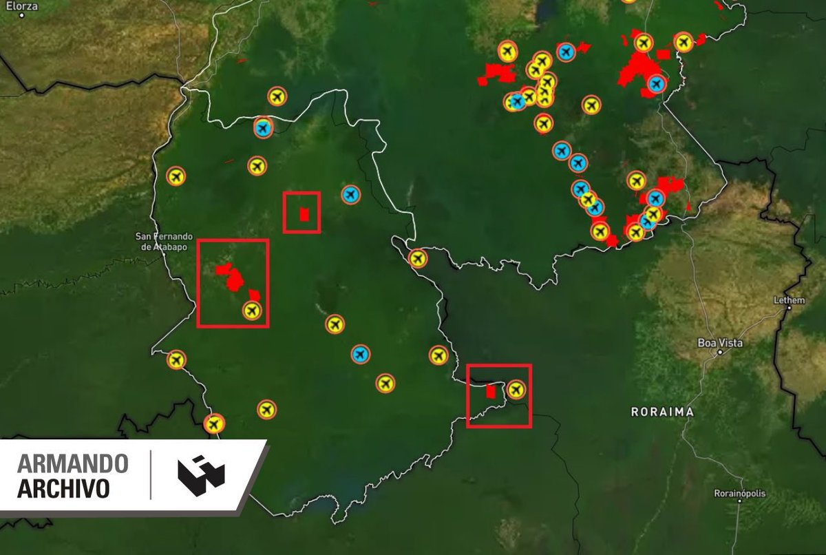 En 2022 hicimos un rastreo satelital de todas las minas ilegales de oro y, solo en Amazonas, detectamos 303 puntos de minería, a pesar de que la actividad está prohibida allí, en la reserva forestal más importante del país 
#ArmandoHistorias2022
📍bit.ly/AiAereas