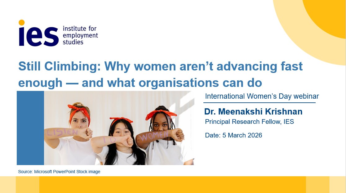 Institute for Employment Studies tweet media