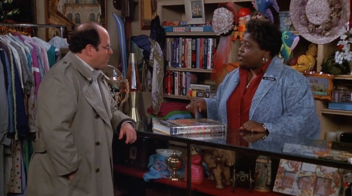 Seinfeldism1's tweet photo. That book has been on a wild ride. #Seinfeld #TheBookstore https://t.co/zT7DQ1jPli