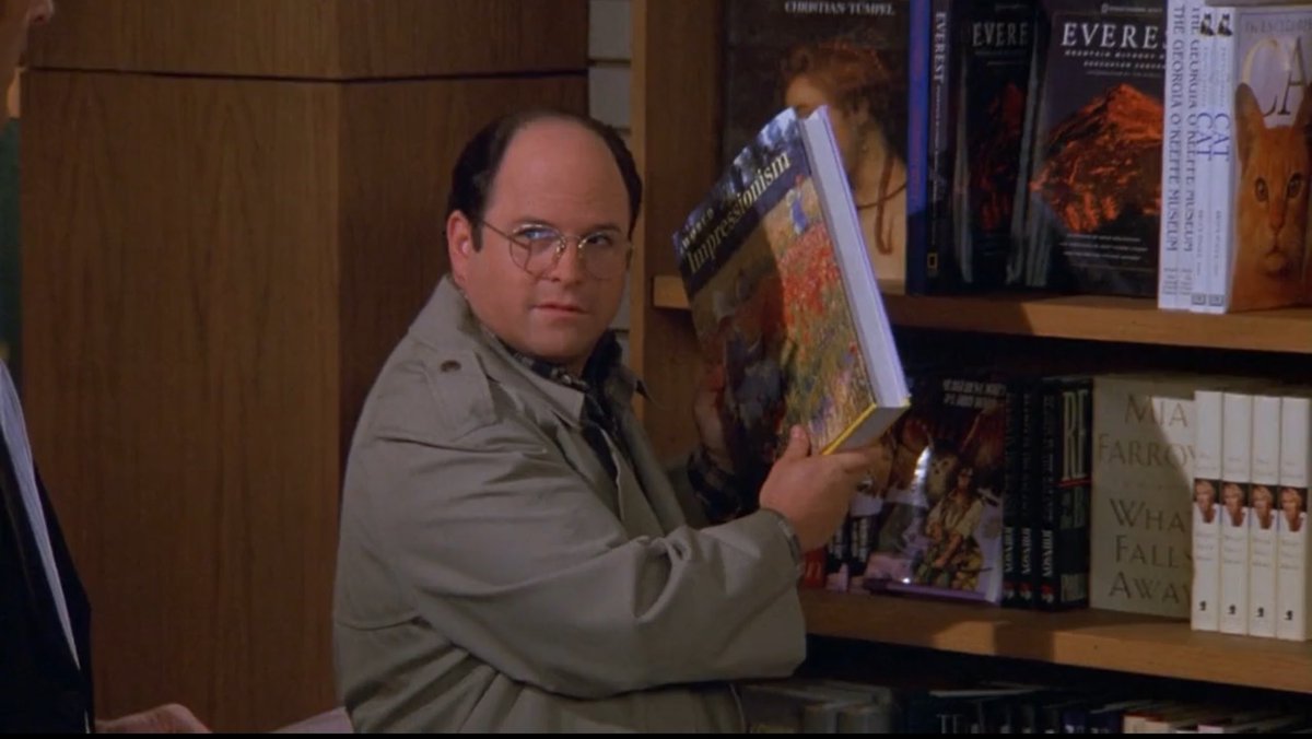 Seinfeldism1's tweet photo. That book has been on a wild ride. #Seinfeld #TheBookstore https://t.co/zT7DQ1jPli
