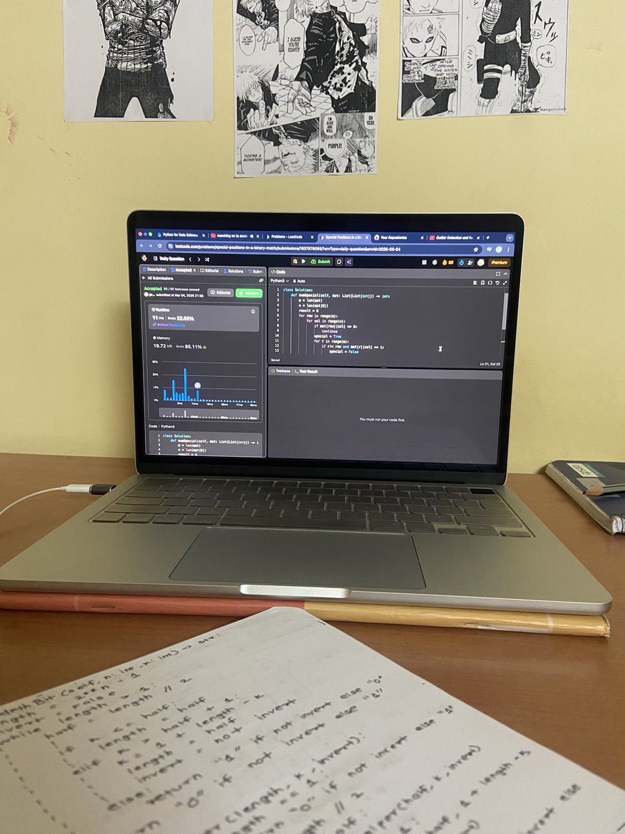 prathamiscoding's tweet photo. Day 43 - Becoming an AI/ML Engineer 
- 9 to 5 college
- learned how to handle outliers using iqr box-plot
- solved one leetcode problem https://t.co/XEvIFAFMtS