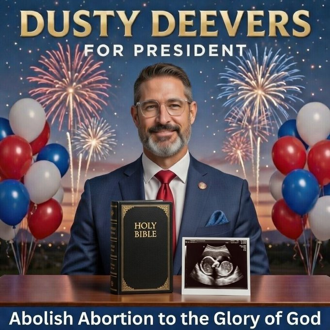 Day 374 of asking <a href="/DustyDeevers/">Dusty Deevers</a> to run for POTUS.