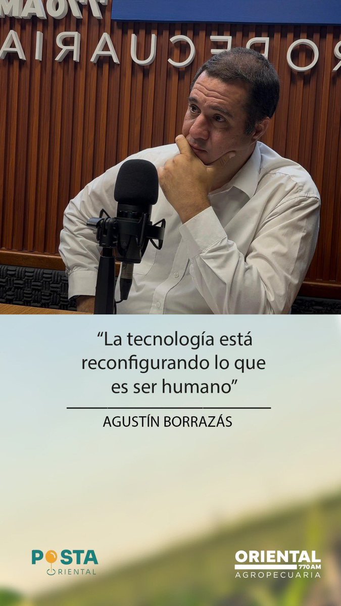 AgustinBorrazas's tweet photo. https://t.co/fMx2jBssBu

Titulada como ‘El futuro es ahora’ les comparto intervención del viernes pasado de vuelta por la radio @Oriental770 #PostaOriental con @jelhordoy 

La IA dejó de ser herramienta y se está convirtiendo en infraestructura 

@DipRodrigoGoni @Parlamento_UY https://t.co/XDN1pHG8du