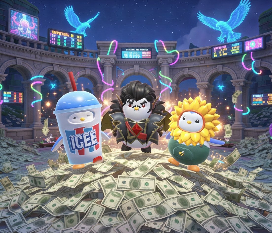 PUDGY PARTY DISCORD GAME NIGHTS ARE BACK WITH A BANG

$100 PRIZE POOL IN $PENGU UP FOR GRABS - sponsored by <a href="/PlayPudgyParty/">Pudgy Party</a>

Qualifier rounds: Tuesday March 10th 21:30 UTC

Finals: Friday March 13th 21:30 UTC

Icee, Blood Suckah &amp; Bloomie skins ONLY.,

Who’s going to step up and