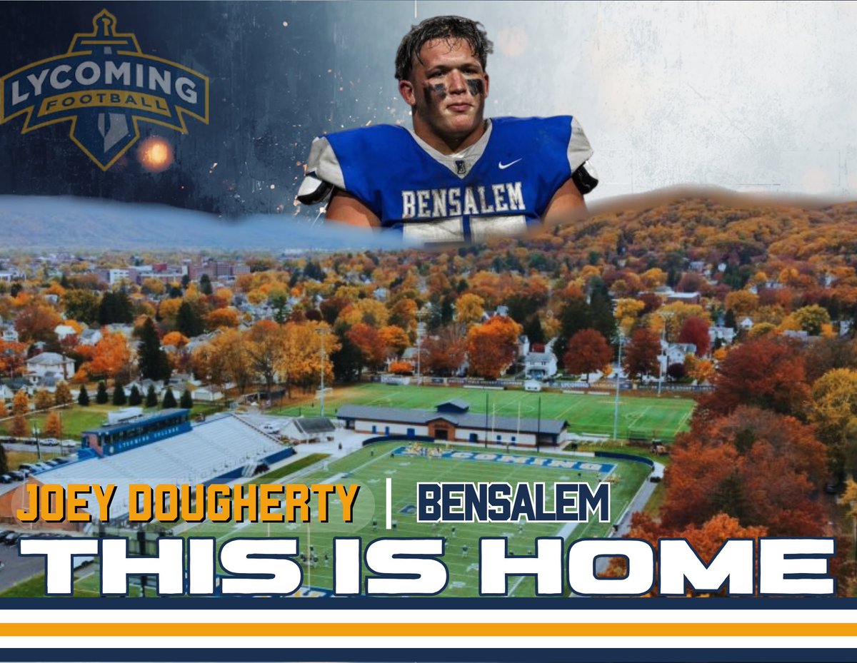 JoeyDDougherty's tweet photo. NEXT CHAPTER: 
   After great conversation with @MCtheHC and the whole lycoming staff I Wanna start by thanking god for creating the path for me to walk and making dreams come true. I wanna thank my parents for helping me through this process couldn’t have done it without them https://t.co/zlsNVKF7TB