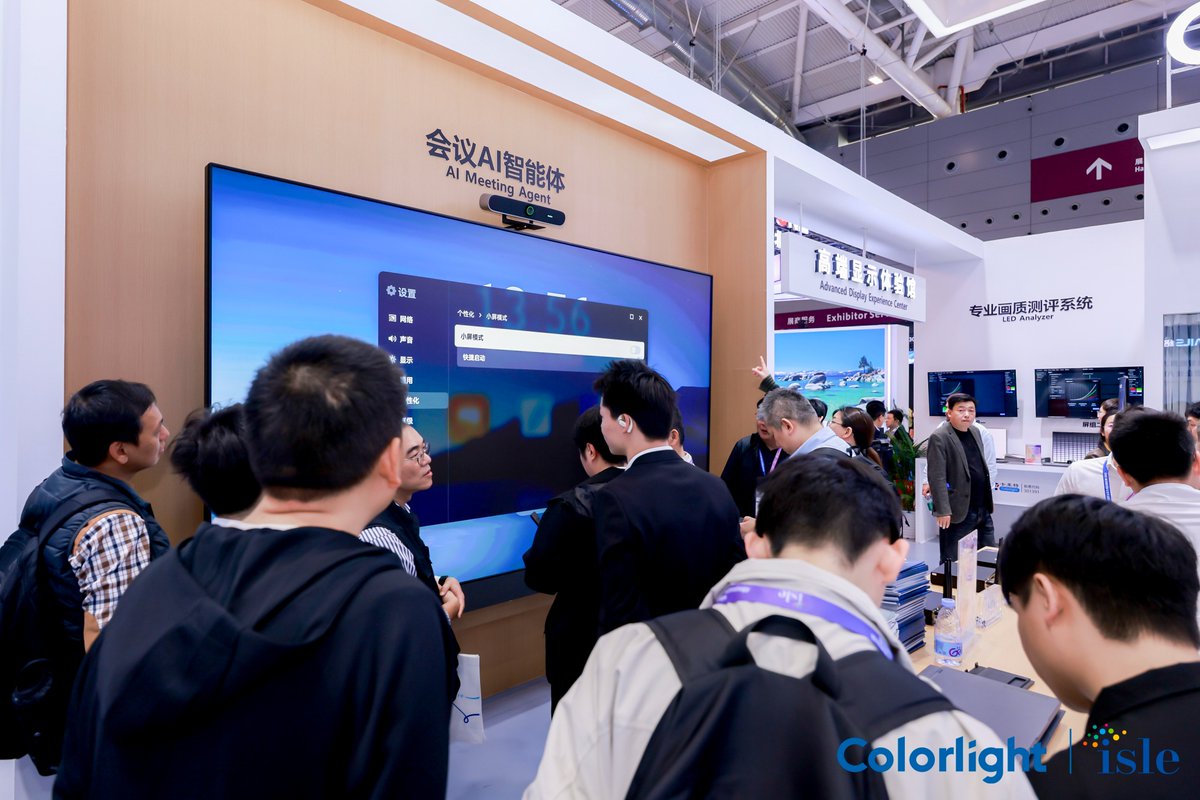 colorlightcloud's tweet photo. Day one of ISLE 2026! 

#ISLE 2026 has officially begun! Colorlight is making a bold statement with our comprehensive lineup of AI display control solutions. 

The show is just getting started! We invite you to visit the Colorlight #Booth D01, Hall 8!

#Colorlight #ISLE2026 https://t.co/9D22om1fKh