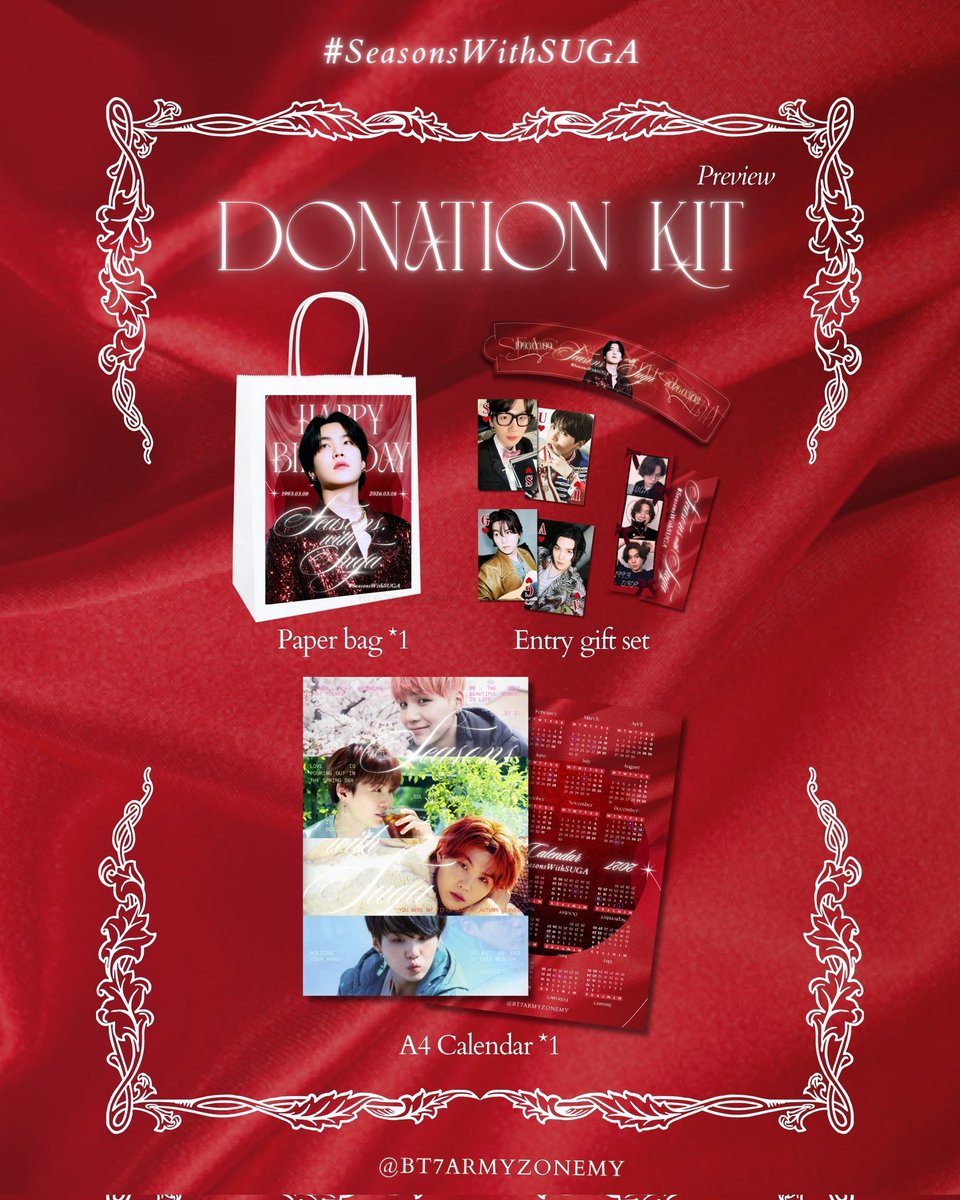 bt7armyzonemy's tweet photo. ⏳ 𝐃-𝟑 ✿ #𝐒𝐞𝐚𝐬𝐨𝐧𝐬𝐖𝐢𝐭𝐡𝐒𝐔𝐆𝐀 ✿
🇲🇾#𝐇𝐀𝐏𝐏𝐘𝐒𝐔𝐆𝐀𝐃𝐀𝐘 𝐄𝐯𝐞𝐧𝐭 😺🎂
feat. #BTS_ARIRANG Pre-comback Gathering ☉⊖⊜

𝐃𝐨𝐧𝐚𝐭𝐢𝐨𝐧 𝐊𝐢𝐭 𝐏𝐫𝐞𝐯𝐢𝐞𝐰 is out!🌹

📢Very LAST TWO SET📢
DM to secure💜 https://t.co/abchVK20TN