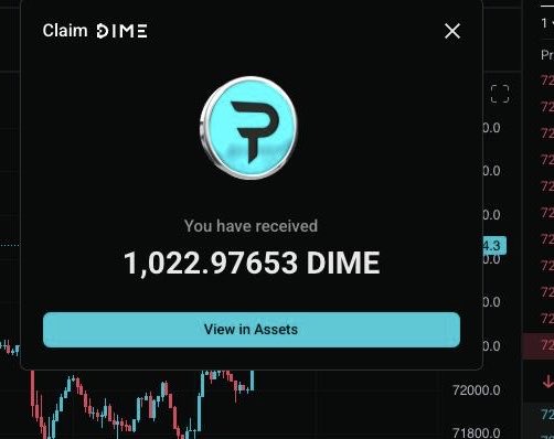 After a long wait, the paradex
 adventure has ended. The OTC pricing was around $0.2, but I'm expecting a different price. Something between $0.5-1$ would be satisfactory. $DIME app.parodex.trade