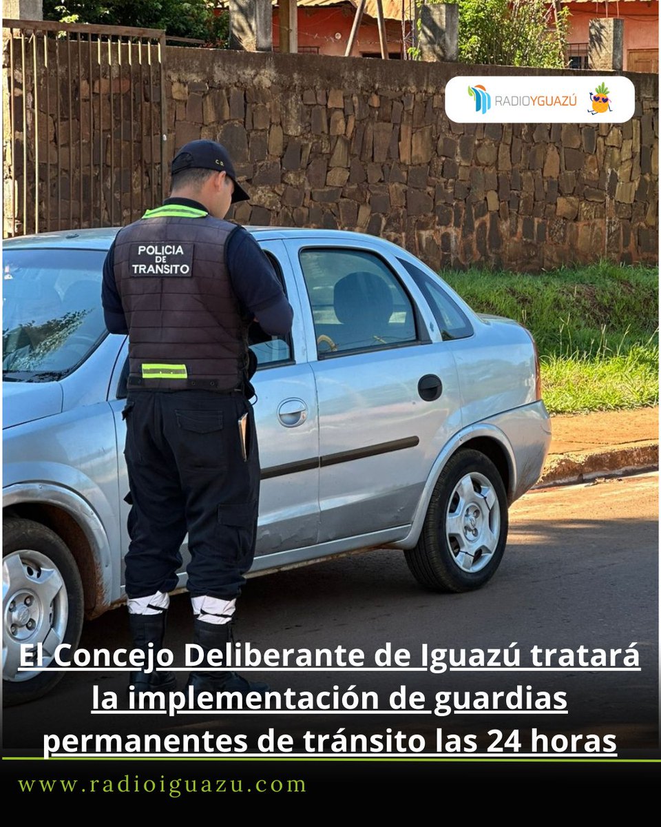 El Concejo Deliberante de Iguazú tratará la implementación de guardias permanentes de tránsito las 24 horas. radioiguazu.com