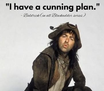 pitchblacksteed's tweet image. I have a plan so cunning for this X page, you could brush your teeth with it 🫵
To be revealed soon...
#Blackadder