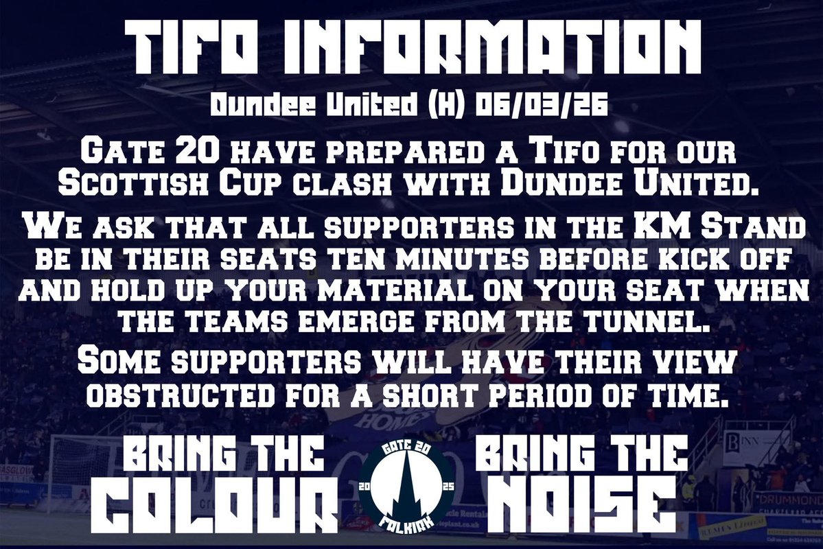 GATE 20 FALKIRK (@gate20falkirk) on Twitter photo 