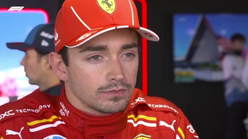 SteadyHearn's tweet photo. @Danelerc Q: “Charles, tough day for you, 3 tenths behind your teammate for the second weekend in a row. Tell us your thoughts.”
Leclerc: "Yeah, I'm useless. Absolutely useless."
#CHIGP 🇨🇳 https://t.co/Kjv4adfcgv