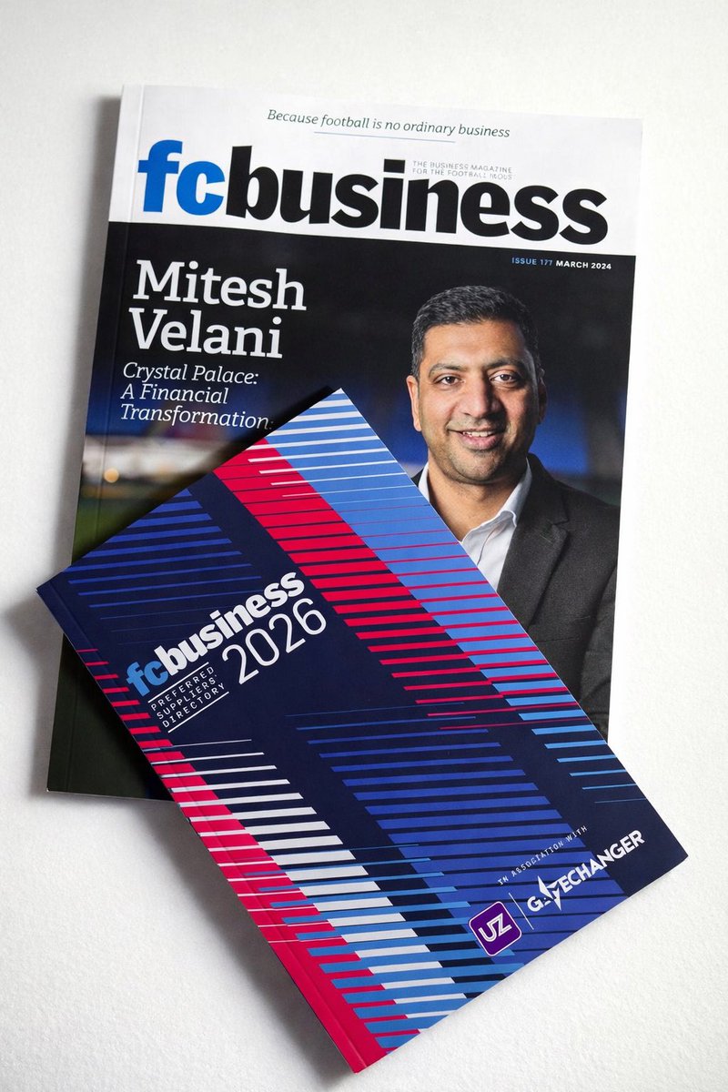 fcbusiness's tweet image. Fresh off the press: fcbusiness Magazine Issue 171 along with the recently released 2026 Preferred Suppliers Directory.

#footballbusiness #stadiums #sportsindustry #fcbusiness
