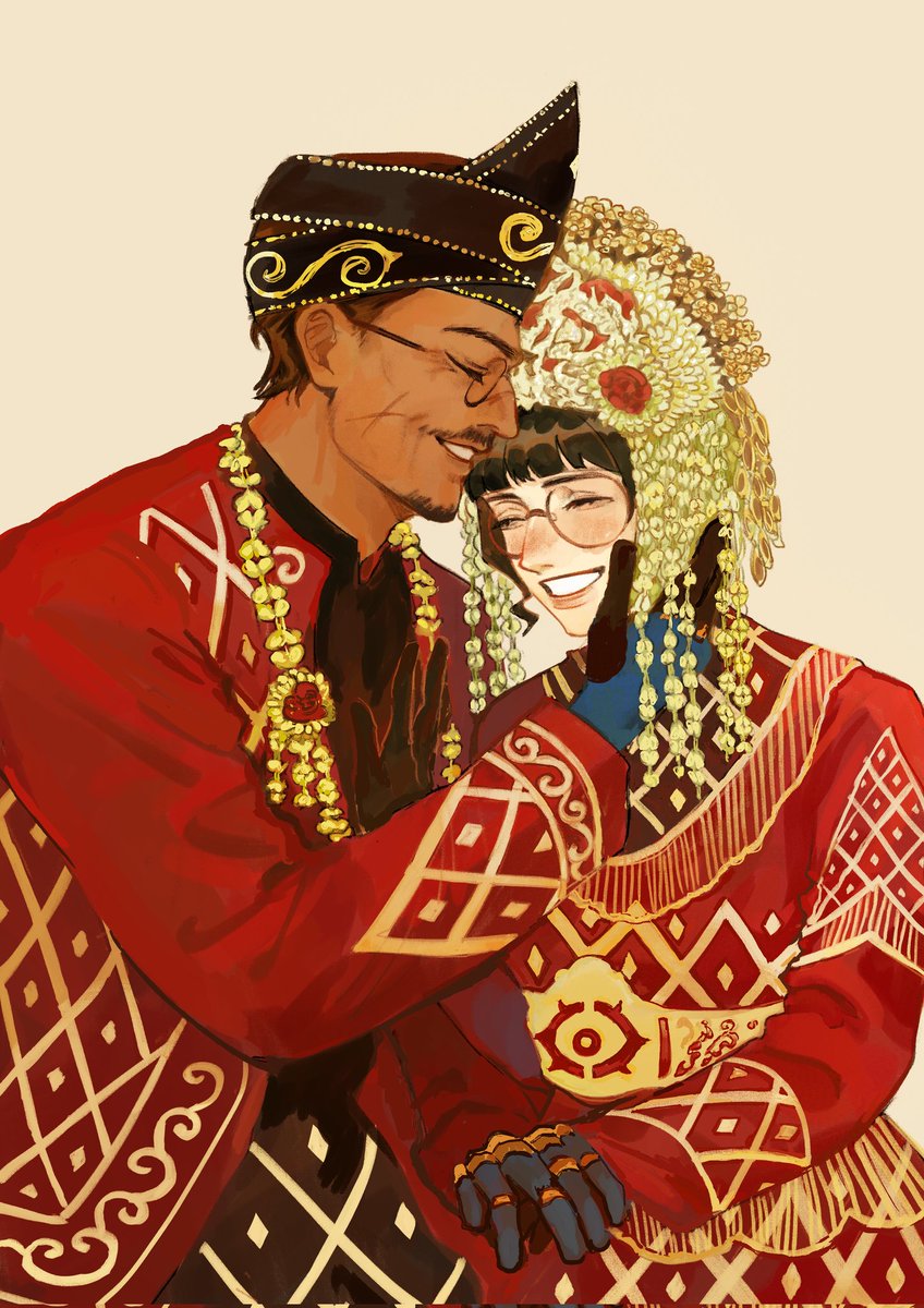 #ForeverisAMust • Wedding Day 💍

With this, they tie the knot. Because for them, forever is a must.
[ 📸🕯 — #smokeye ]

🔗: archiveofourown.org/works/80605921

—
art cr #akirakko02