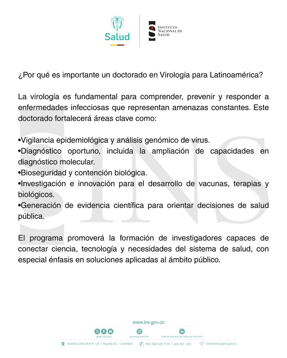 Instituto Nacional de Salud🇨🇴 tweet media
