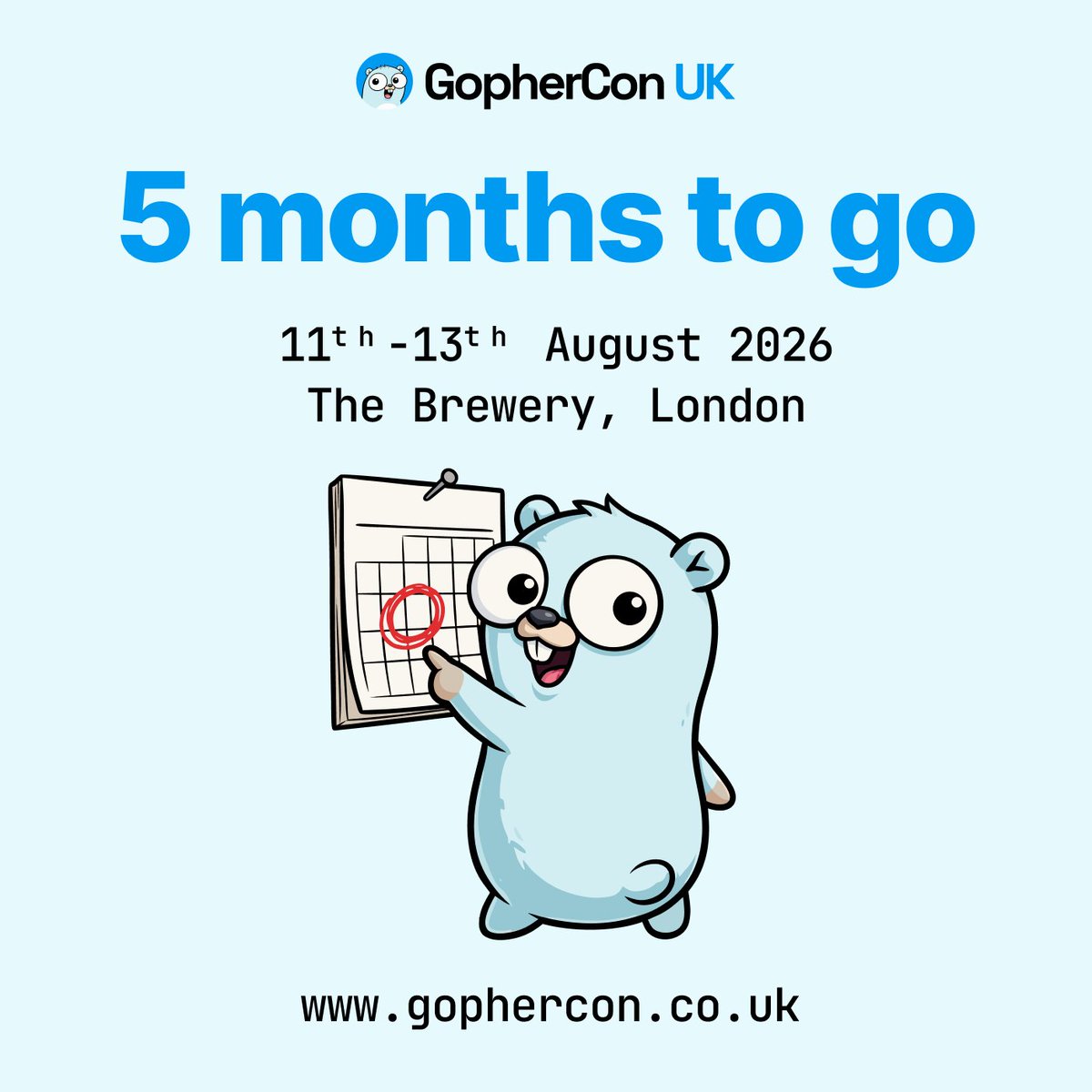 GopherCon UK tweet media