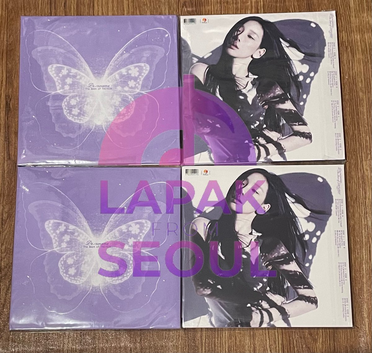 lapakfromseoul's tweet photo. #LFSarrived Jakarta

TAEYEON 
🦋Panorama : The Best of TAEYEON’ 
- My Voice Ver
- LP Ver
🦋The 10th Anniv Exhibition
[Time Lapse, Timeless] MD

Note : 
- Info pelunasan akan di info by DM
- Ada kenaikan harga untuk versi my voice krn est 500 gr tp ternyata beratnya 1 kg lebih 🙏🏻 https://t.co/9oig5f39m8