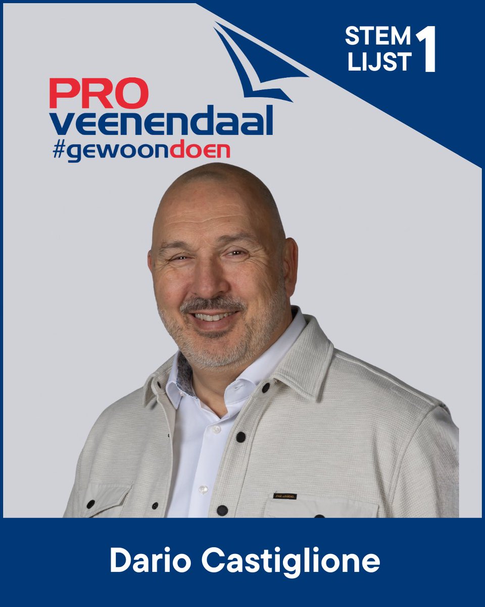 Stem 18 maart Fris en Vertrouwd - Dario Castiglione