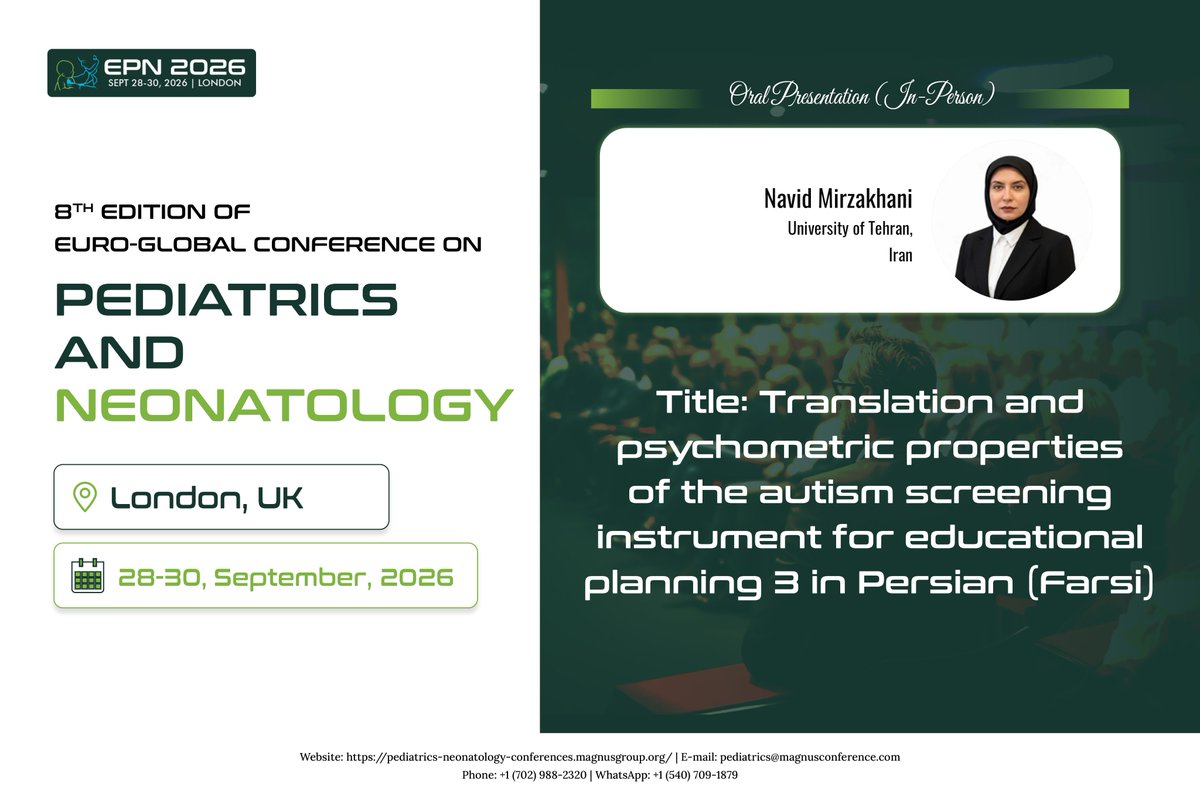 Pediatrics & Neonatology Event tweet media