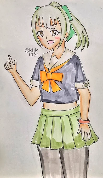 夕張さん #艦これ版真剣お絵描き60分一本勝負_20260305 #夕張進水日