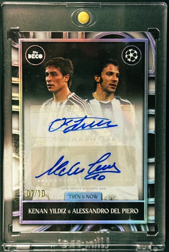 Topps Deco Kenan Yildiz × Del Piero /10 🔥 10シリまでしかないので