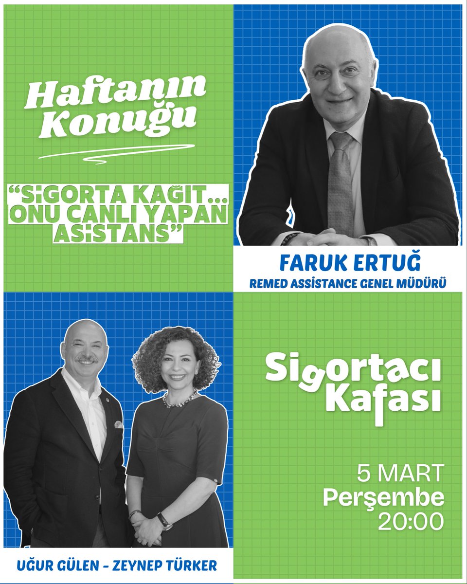 Sigortayı gerçekten “yaşayan” bir hizmete dönüştüren şey nedir? 🙌🏻

Bir kaza anında, hastanede ya da yolda kaldığınızda duyduğunuz o cümle: “Yanınızdayım.” 📞

Sigortacı Kafası’nda bu hafta konuğumuz Remed Assistance Genel Müdürü Faruk Ertuğ. 🎙️

#SigortacıKafası