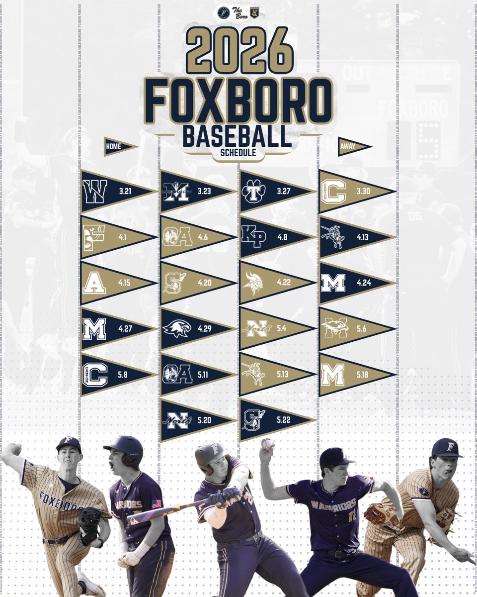 Foxboro Warriors Baseball tweet media