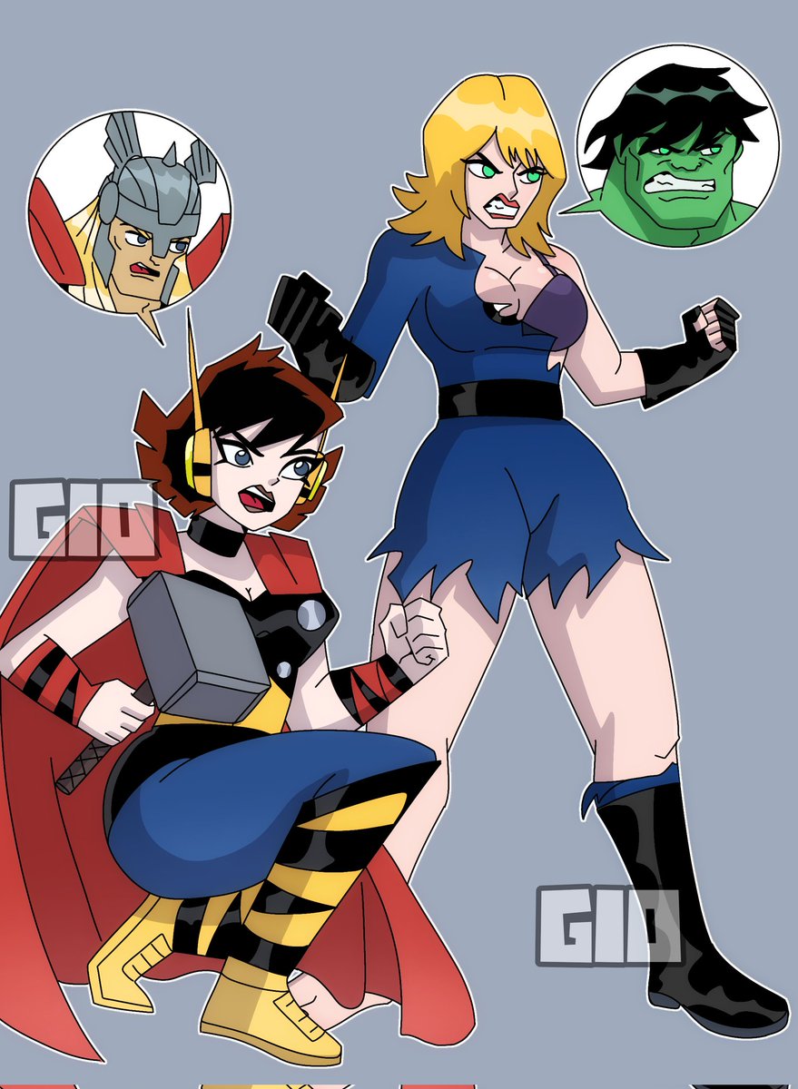 Gio_BodySwap's tweet photo. Hulk y Thor están divinas 🗣️🔥 
#BodySwap #Marvel #MarvelComics #MarvelRivalsAssemble #MarvelRivals https://t.co/2AeTqiDQ1c