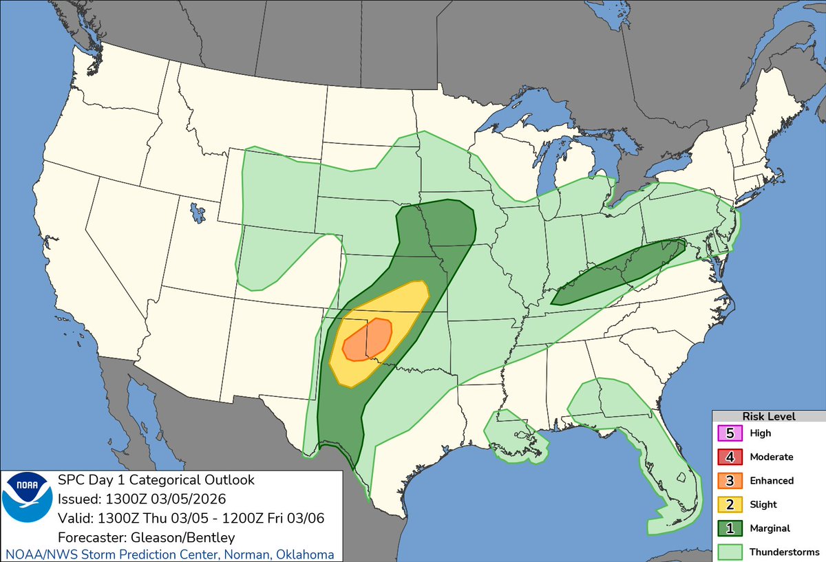 NWS Storm Prediction Center tweet media