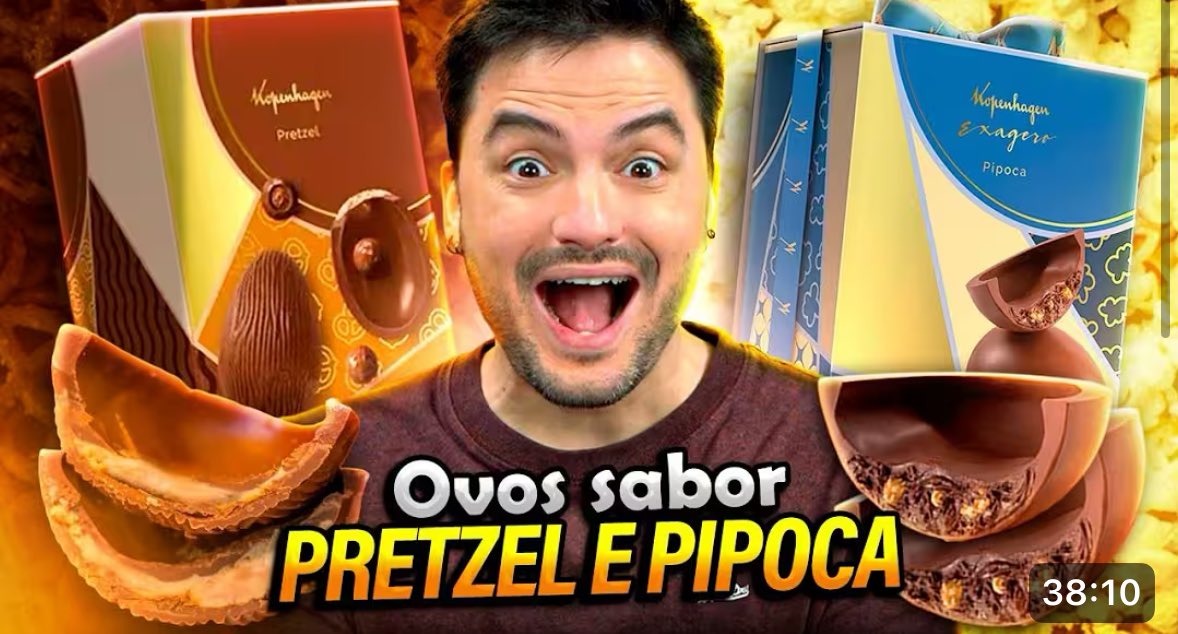Hoje é dia de vídeo de ovos de Páscoa!!!! 🙌🏻❤️

“LANÇAMENTOS DE PÁSCOA 2026 - QUAL O MELHOR?” 

📌 youtu.be/r4H5NBiyTnA?si…

Assista e compartilhe com os amigos!