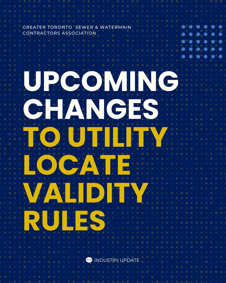 GTA Sewer & Watermain Contractors Association tweet media