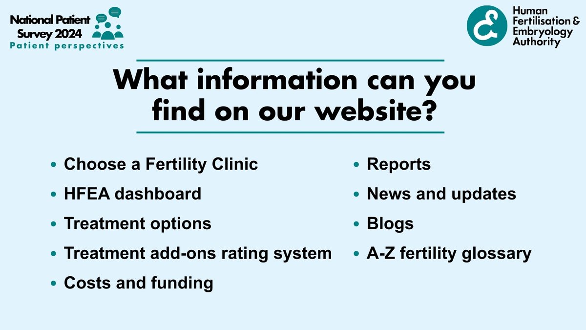 Human Fertilisation & Embryology Authority (HFEA) tweet media