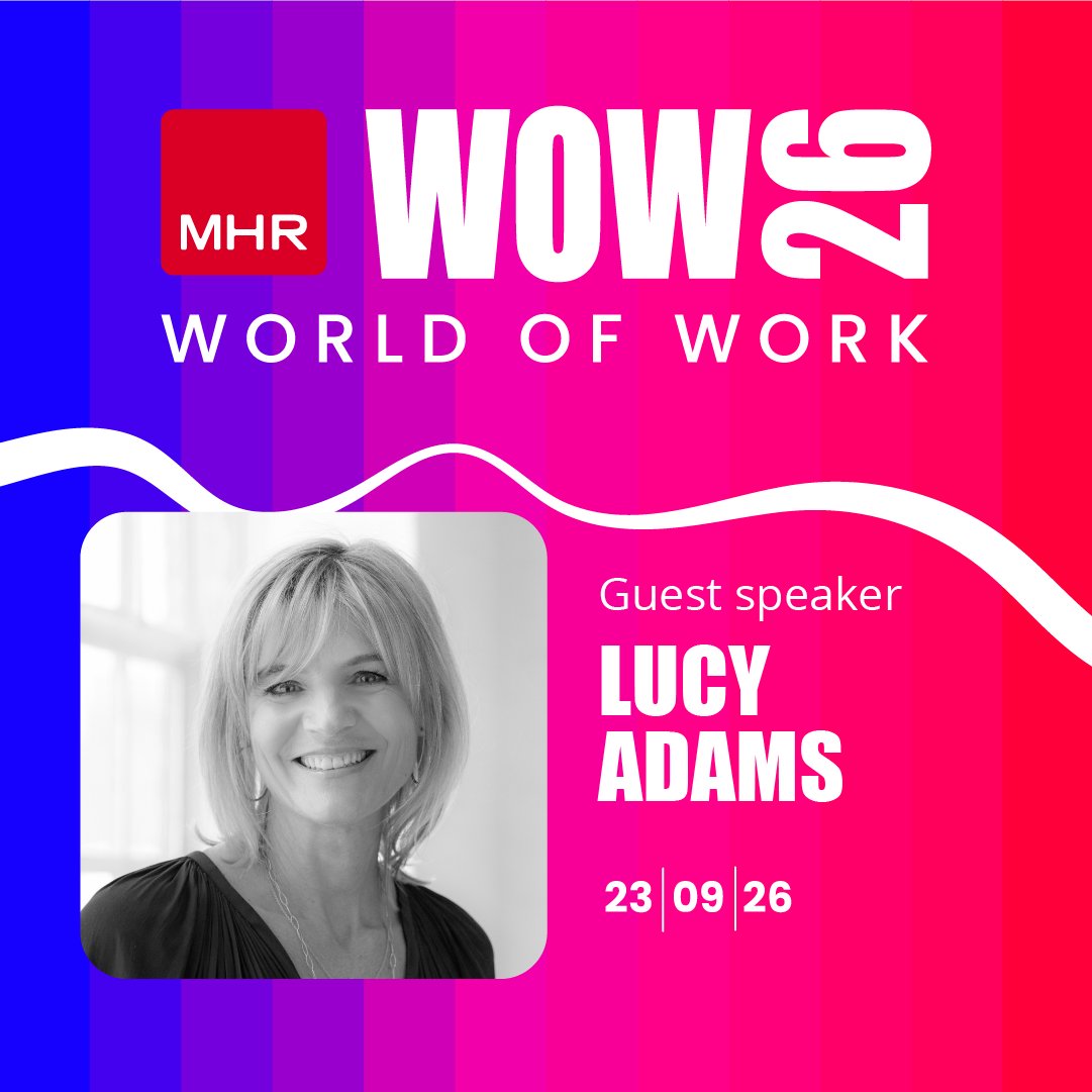 mhr_solutions's tweet photo. Lucy Adams is ready to shake things up at WOW26 💥

With practical advice for leading HR through crisis and adapting to uncertain times, this is one talk you won't want to miss! You can catch Lucy at our World of Work 2026 event on 23rd September 2026.

With more reveals on the way, the room is filling fast. Make sure your team are in the room by securing your place today 🎟️

#WOW26 #WorldofWork2026