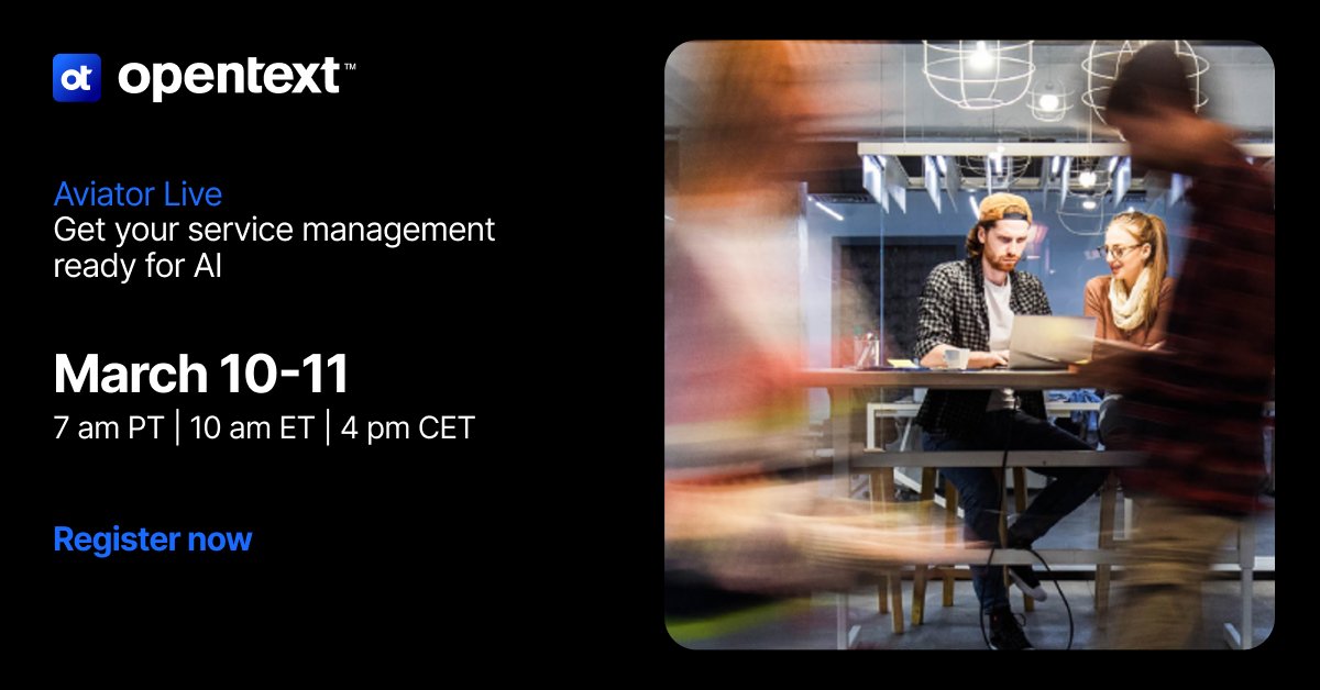 OpenText Observability and Service Management tweet media