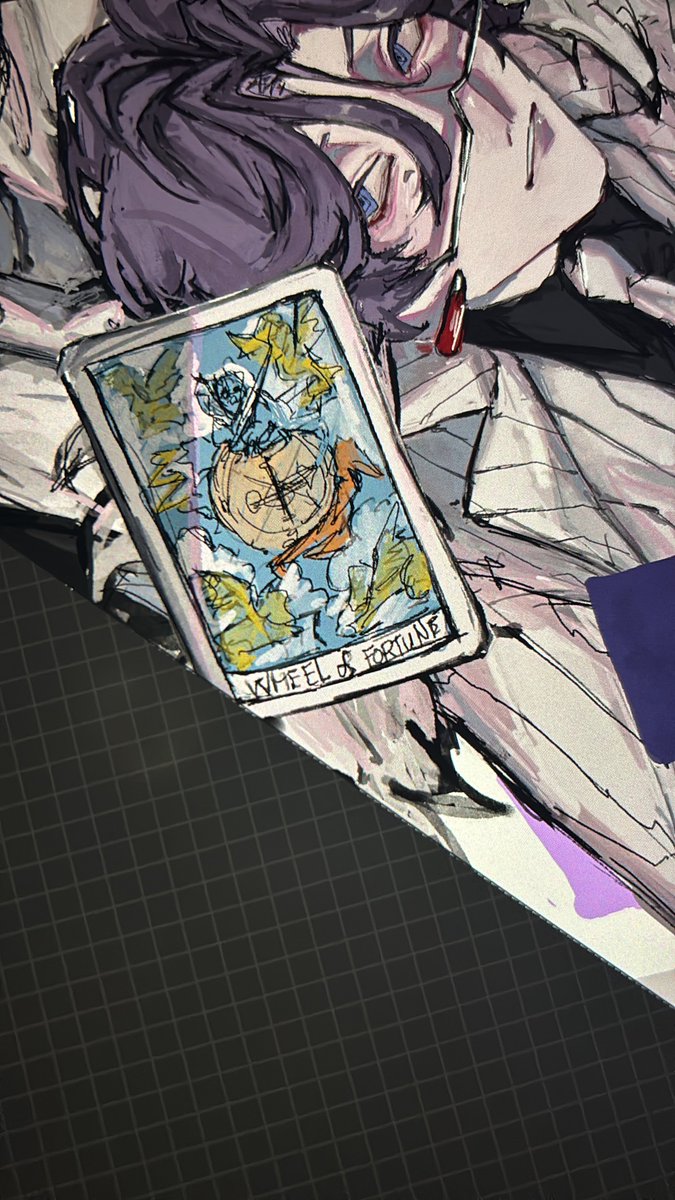 おれのヤケクソ手描き運命の輪でも見てよ