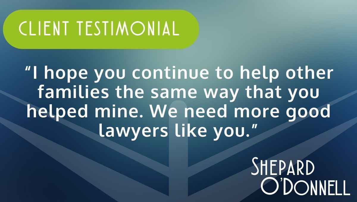 ShepardLawFirm's tweet photo. What separates us? The relationships we build with our clients. We see the people we represent as mothers, fathers, and children facing their most difficult challenge. They rely on us and we’re honored to help.  https://t.co/1jAK3AUA4w 

#BostonLawFirm https://t.co/5mFkUUH4cM