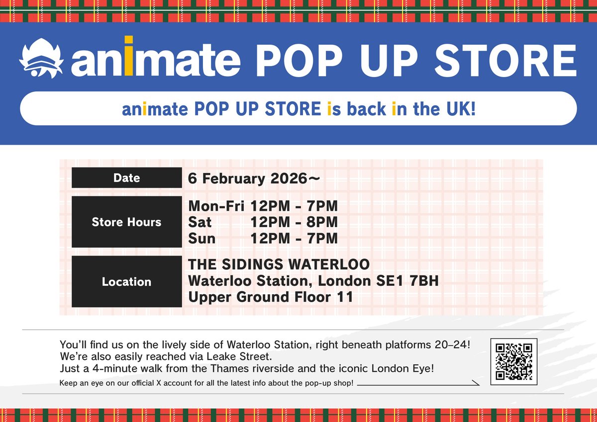 animate London POP UP Store tweet media