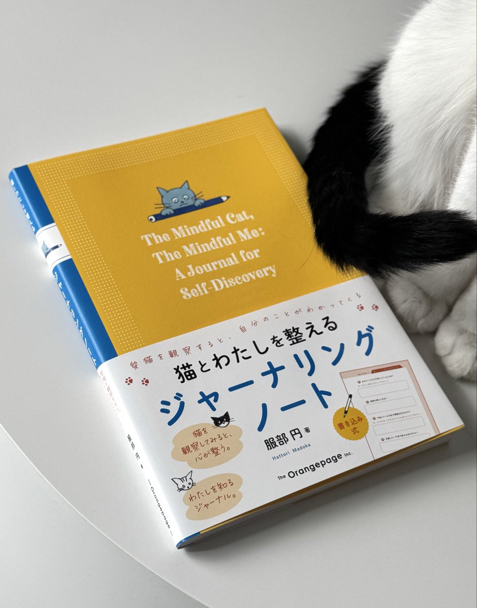 madokahattori's tweet photo. 猫の1日を観察して書くノートです🐈

『猫とわたしを整えるジャーナリングノート』 https://t.co/YvF5BqopvJ