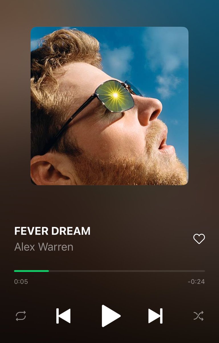 shabaaeeeeey's tweet photo. Alex Warren
FEVER  DREAM.

#音楽好きと繋がりたい 
#洋楽好きと繋がりたい 
#いいねした人フォローする
#いいねした人全員フォローする https://t.co/ERtoz9r5Aa