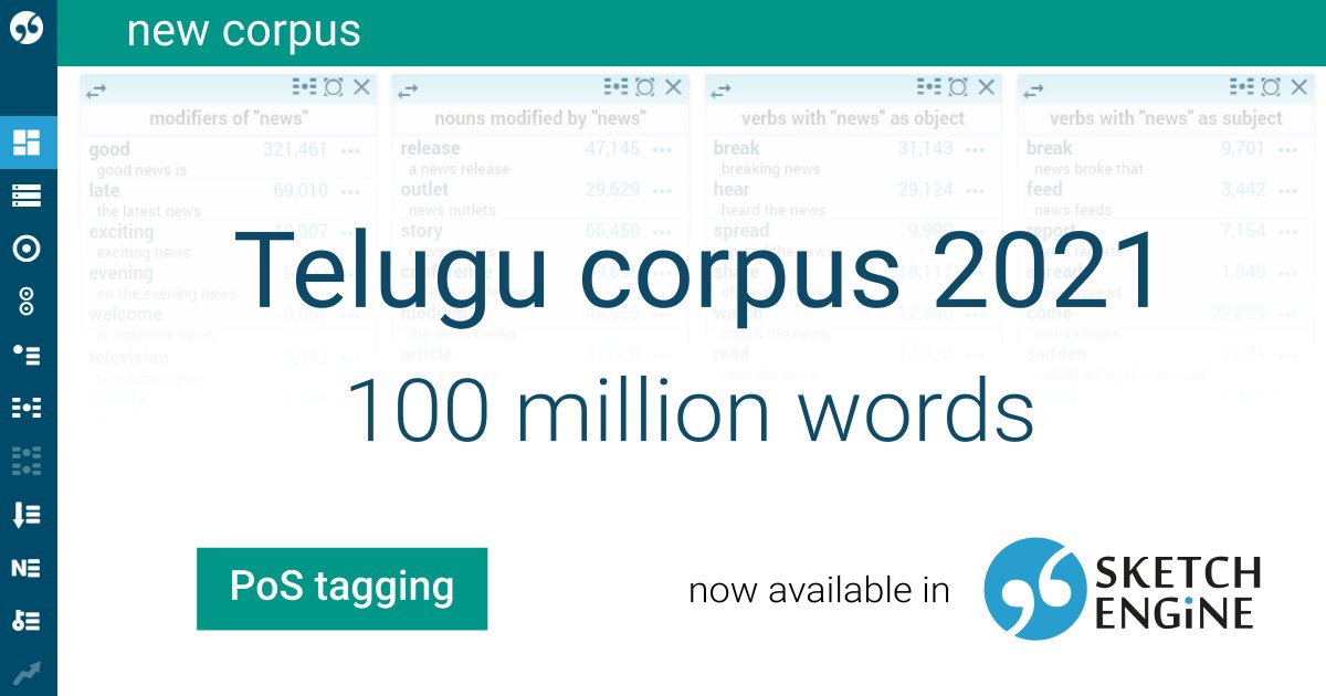 Sketch Engine tweet media