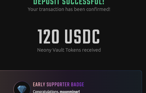 MoonMinerX's tweet photo. Here we go @NeonyExchange https://t.co/MHieMnf4kj