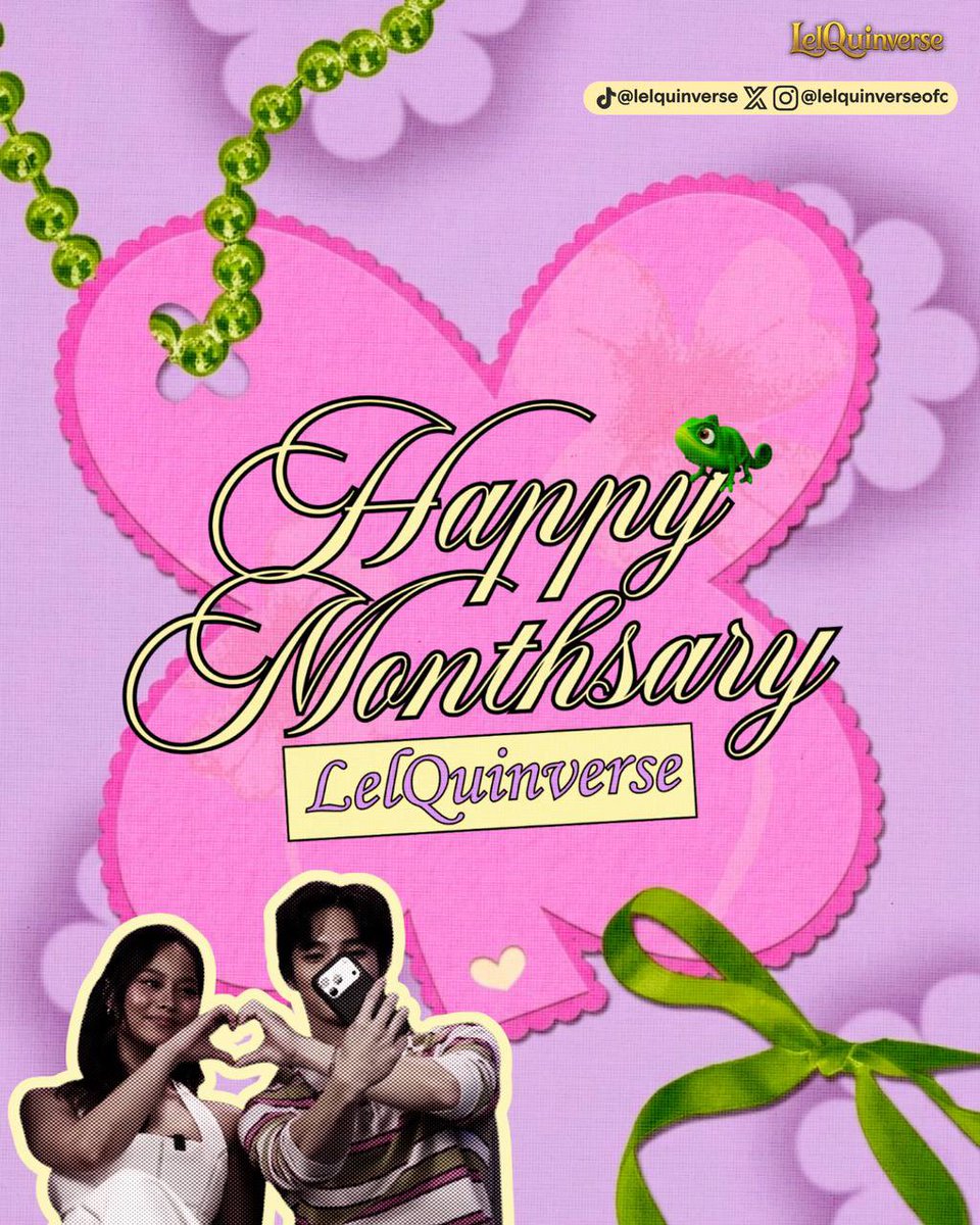 𝟑 𝐌𝐎𝐍𝐓𝐇𝐒 𝐖𝐈𝐓𝐇 𝐑𝐀𝐏𝐔𝐍𝐋𝐄𝐋𝐋𝐀 𝐀𝐍𝐃 𝐐𝐔𝐈𝐍 𝐑𝐈𝐃𝐄𝐑 🌟

It’s been 3 months since we brought the Tangled × LelQuin agenda to life — and what a magical ride it has been 💜

From RapunLella and Quin Rider edits, to every kilig ayudas we celebrated together, to