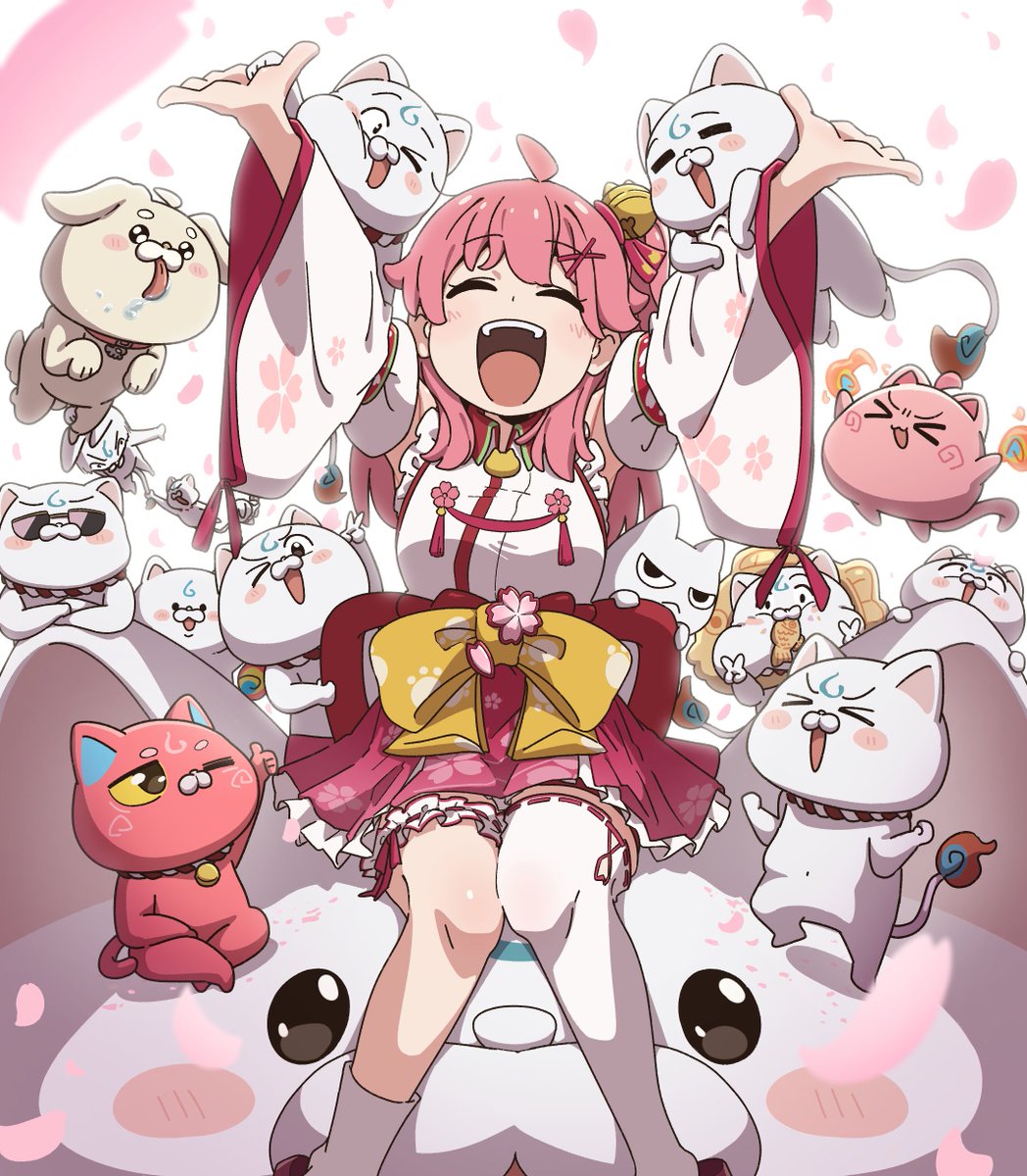 wagashiyasann's tweet photo. みこちお誕生日おめでとう！！！🌸🎉
#さくらみこ生誕祭2026
#miko_Art https://t.co/sj9D1jROwu